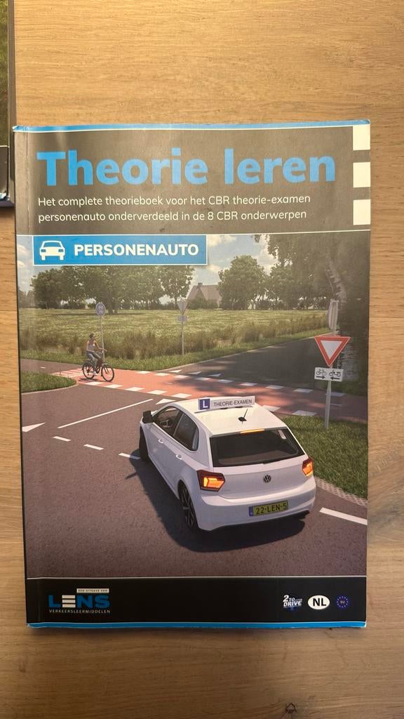 Lens autotheorie pakket met online oefenexamens, Ophalen of Verzenden, Zo goed als nieuw, Niet van toepassing