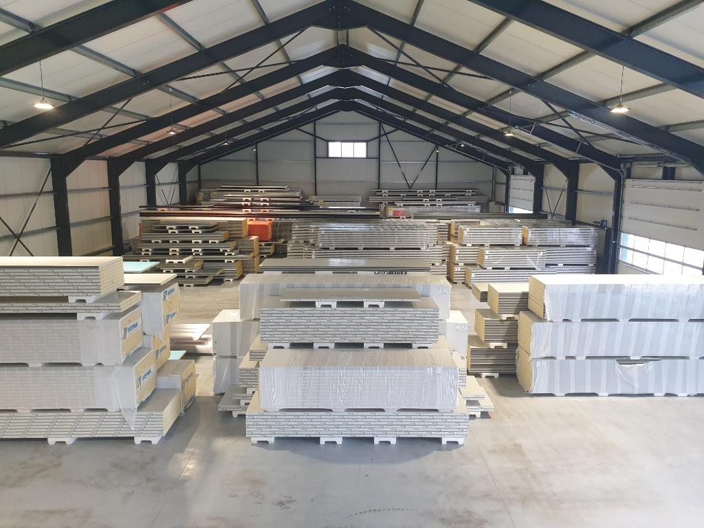 Sandwichpanelen wand 30, 40, 60 & 80 mm dik 7016 en 9002, Doe-het-zelf en Verbouw, Platen en Panelen, Ophalen, Nieuw, Overige materialen