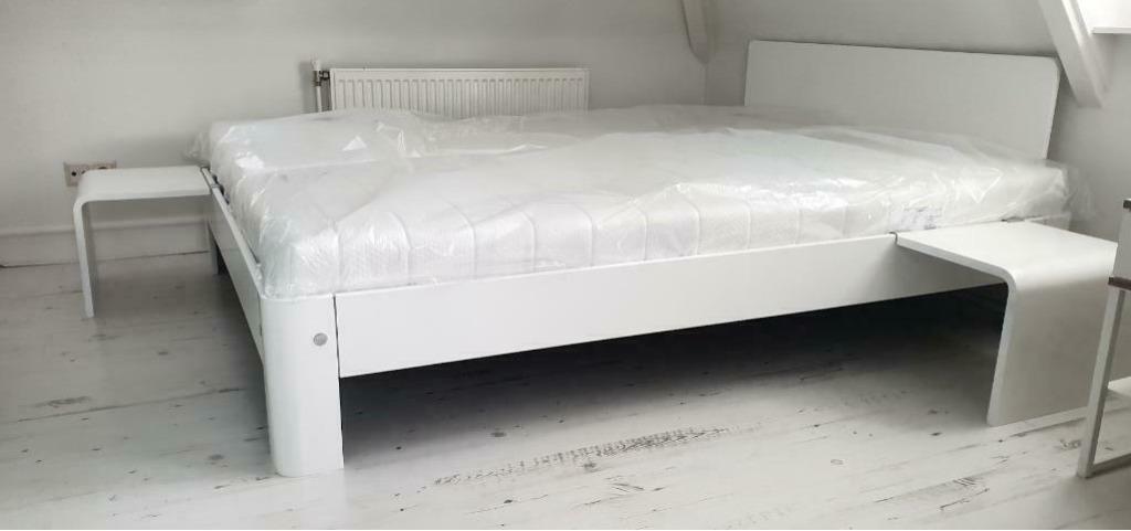 Verschillende Auping Aurondes 140 x 200, Verstelbaar, 1000, 1500, 2000, alle kleuren mogelijk, Wit, Zo goed als nieuw