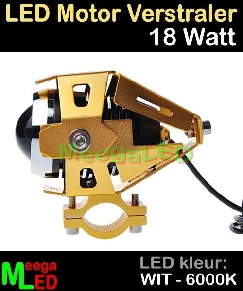 UITVERKOOP - LED Motor Verstraler 18 Watt CREE LED, Ophalen of Verzenden