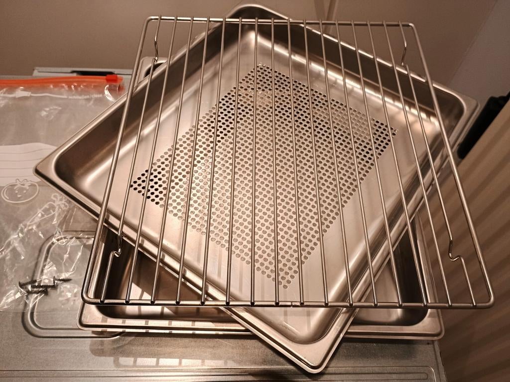 Siemens inbouw Stoomoven 45 cm E-nr: HB26D552 Type: HLHB26-2, Gebruikt, ., Stoom, Inbouw