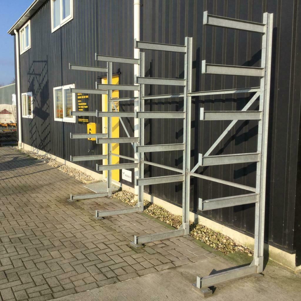 Draagarmstelling enkelzijdig 250 hoog / 375 cm lengte, Ophalen of Verzenden