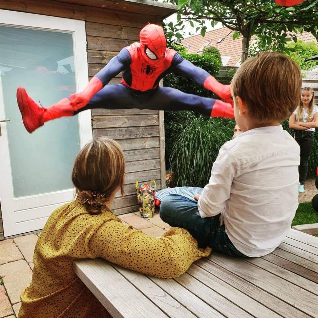 Spiderman  inhuren, huren, entertainment, kinderfeestje, Kinderdisco