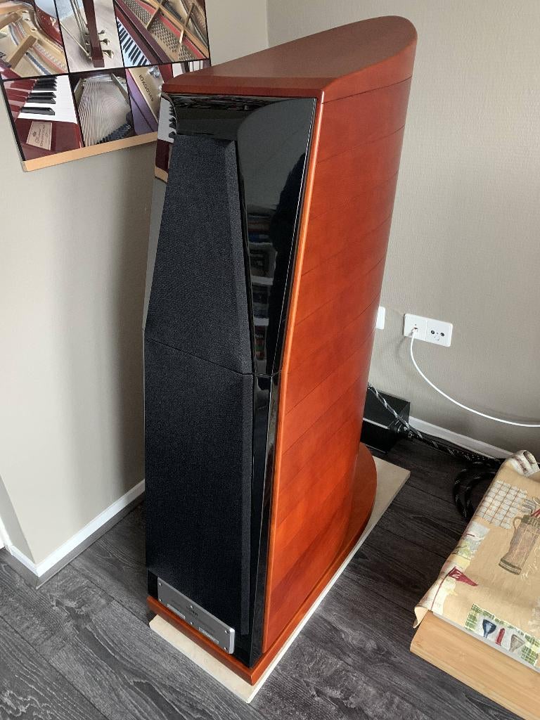 Usher CP-8571 mkII luidsprekers te koop of te ruil, Audio, Tv en Foto, Luidsprekers, Gebruikt, 120 watt of meer, Front, Rear of Stereo speakers