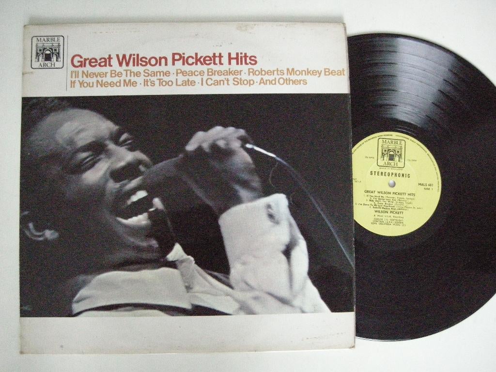 Wilson Pickett Great WP Hits - LP vinyl zgan, Cd's en Dvd's, Vinyl | R&B en Soul, Ophalen, Zo goed als nieuw, 12 inch