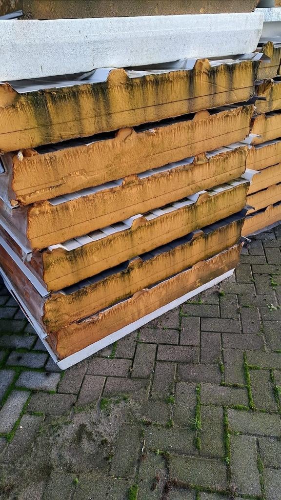 Sandwichpanelen Superaanbieding!!!, Ophalen, Gebruikt