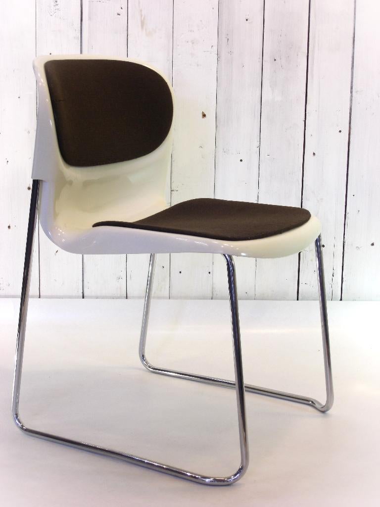 Gerd Lange stoel de Swing Drabert SM400K, Huis en Inrichting, Stoelen, Ophalen, Gebruikt, Stof, Wit