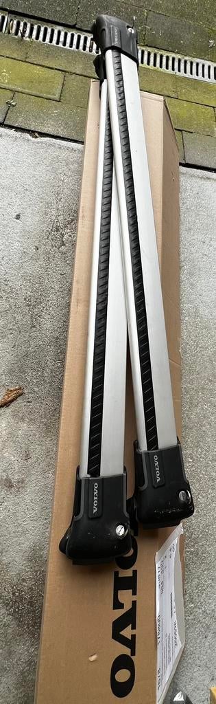 Volvo XC90 dakdragers dwarsdragers voor open roofrails, Auto diversen, Dakdragers, Ophalen of Verzenden, Gebruikt