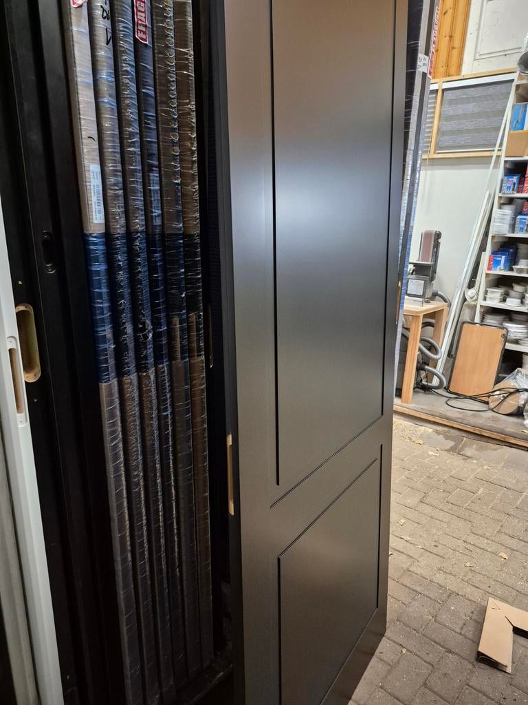 93x231,5cm nieuwe iso binnendeur opdek links & rechts zwart, Ophalen, 80 tot 100 cm, Binnendeur, Nieuw