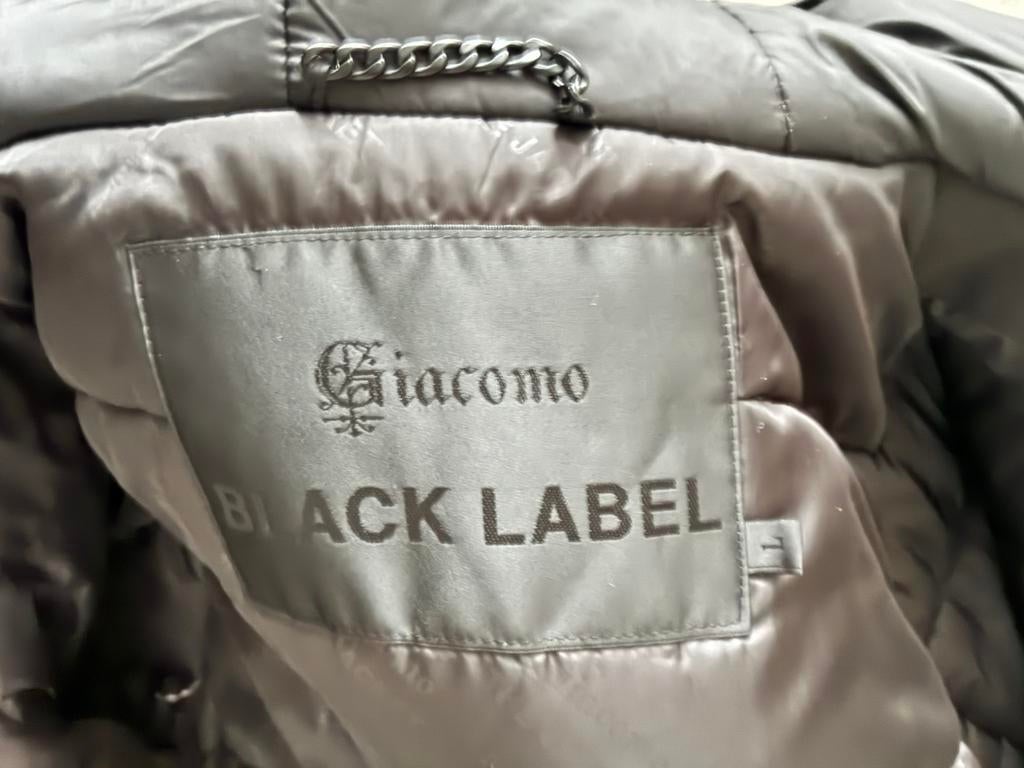 Super warme lange jas van Giacomo Black Label maat L, Kleding | Dames, Jassen | Winter, Ophalen of Verzenden, Zo goed als nieuw