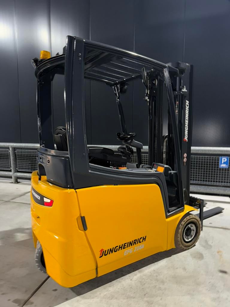 JUNGHEINRICH EFG216K 1600KG TRIPLEX 4.6M BJ 2015 3500UUR, Ophalen, Linde Toyota Hyster Komatsu Nissan jungheinrich Still Crown