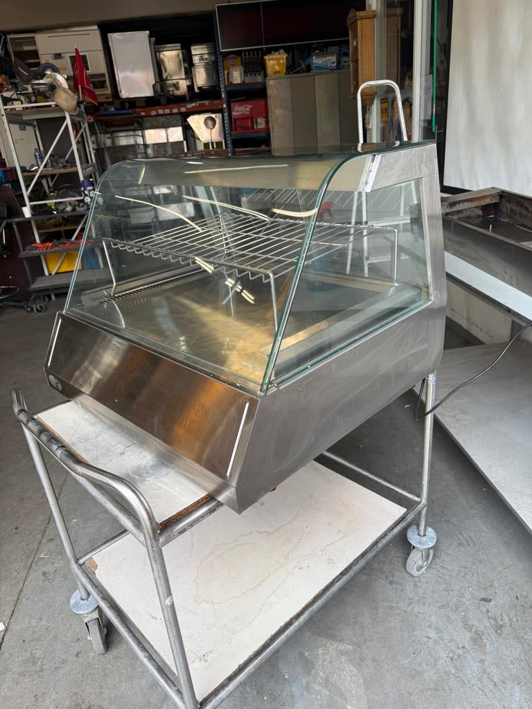 Horeca koelvitrine gebaksvitrine roller grill tafelmodel, Ophalen, Gebruikt, Transport en Opslag