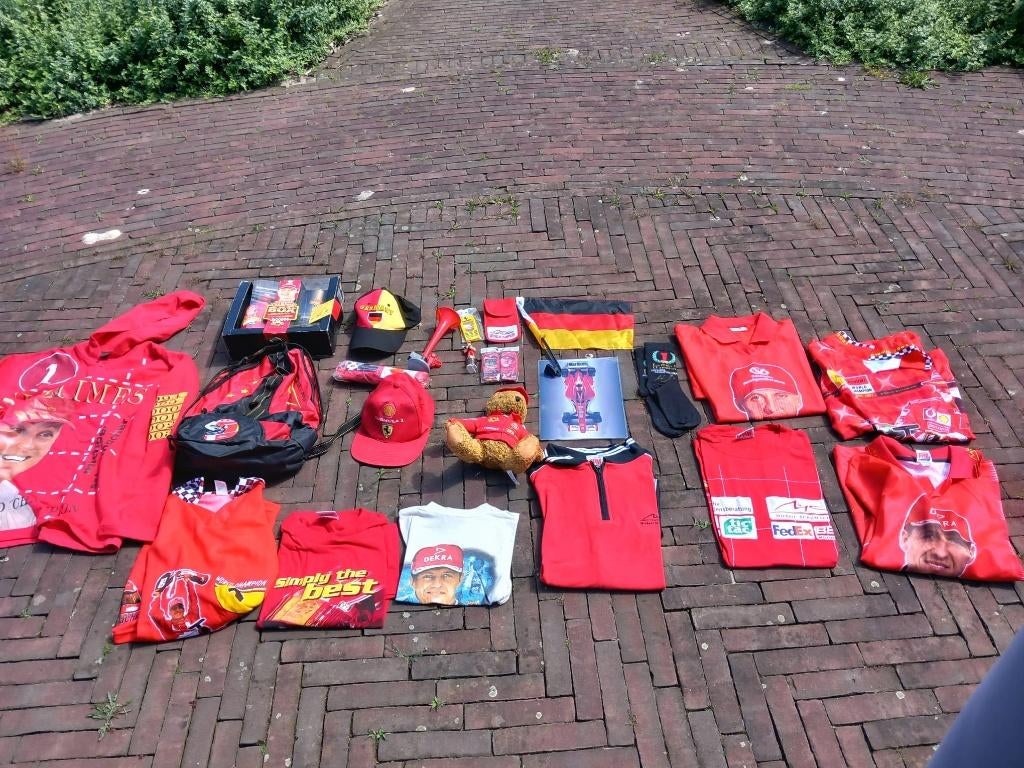 Partij Michael Schumacher - Ferrari spullen shirts hoodie F1, Ophalen of Verzenden, Zo goed als nieuw, Formule 1