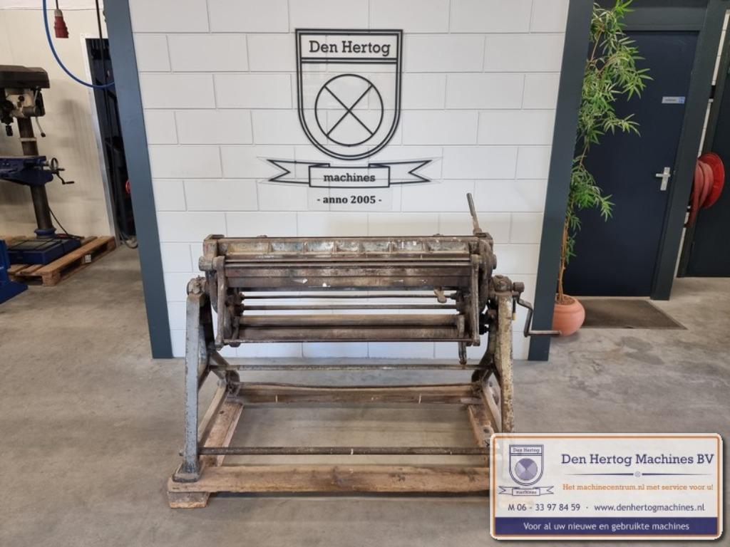 Combinatiebank zetbank wals kraalmachine 1m metaalbewerking, Ophalen, Gebruikt