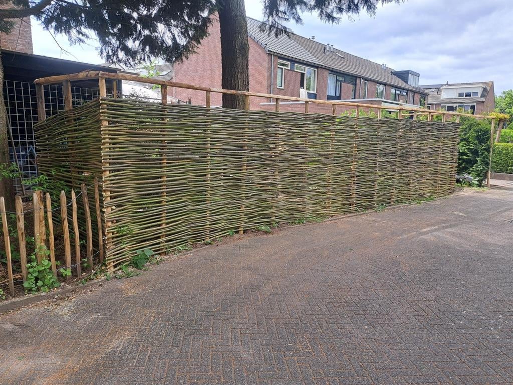 Wilgenschutting,Wilgenscherm,Plaatsen vanaf November €42 m2, Tuin en Terras, Ophalen, Nieuw, Minder dan 10 meter, Overige typen