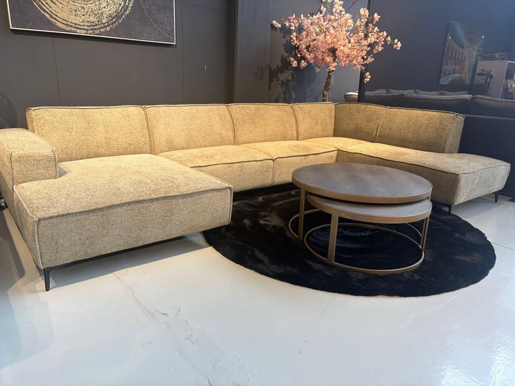 Direct ophalen | Geweven stof boucle | hoekbank | Utrecht, Ophalen, Info@trendvortex.com, Stuartweg 1-G, Hoekbank