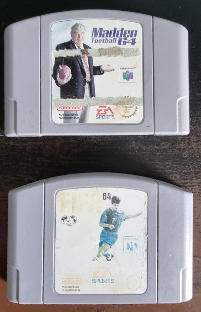 Madden 64 & Fifa 64 (Nintendo 64), Spelcomputers en Games, Games | Nintendo 64, Gebruikt, Overige genres, 1 speler, Ophalen of Verzenden