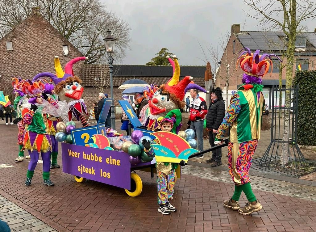 Loopgroep carnaval halfvasten narren / joker costuums, Ophalen, Maat 46/48 (XL) of groter, Carnaval