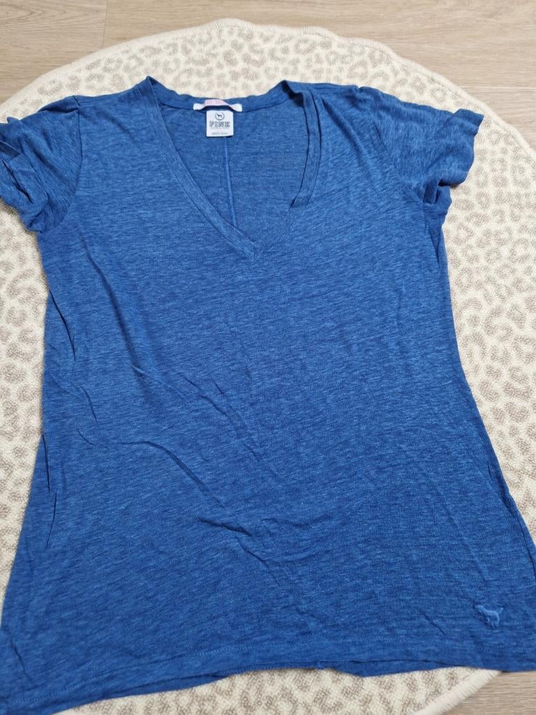 Victoria's secret shirt | Blauw t-shirt Victoria's Secret, Kleding | Dames, Victoria's secret, Blauw, Ophalen of Verzenden, Zo goed als nieuw