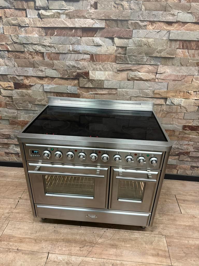 Luxe Boretti Majestic INDUCTIE Fornuis met 6 zones 100 cm, 60 cm of meer, Fornello Esperta, Ophalen of Verzenden, Zo goed als nieuw