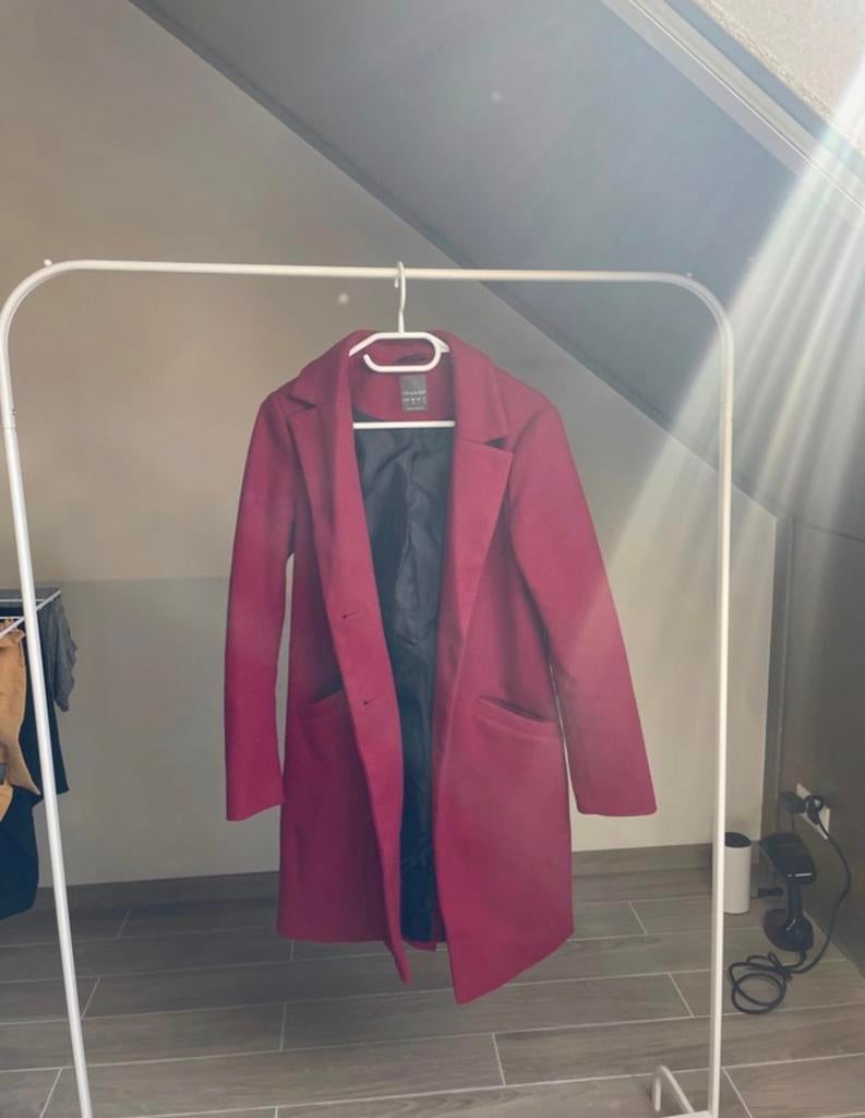 Bordeaux Rode Jas - Primark - Maat M, Ophalen of Verzenden, Zo goed als nieuw, Maat 38/40 (M), Rood