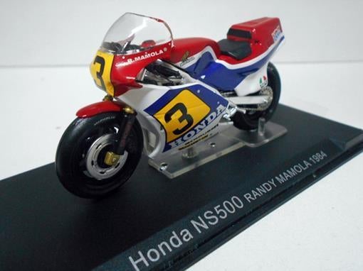 59715: Honda NS 500 - Randy Mamola - 1984 - Atlas 1:24, Ophalen of Verzenden, Zo goed als nieuw, Motor, Bachsatztstr. 54 D 72131 Ofterdingen, Germany