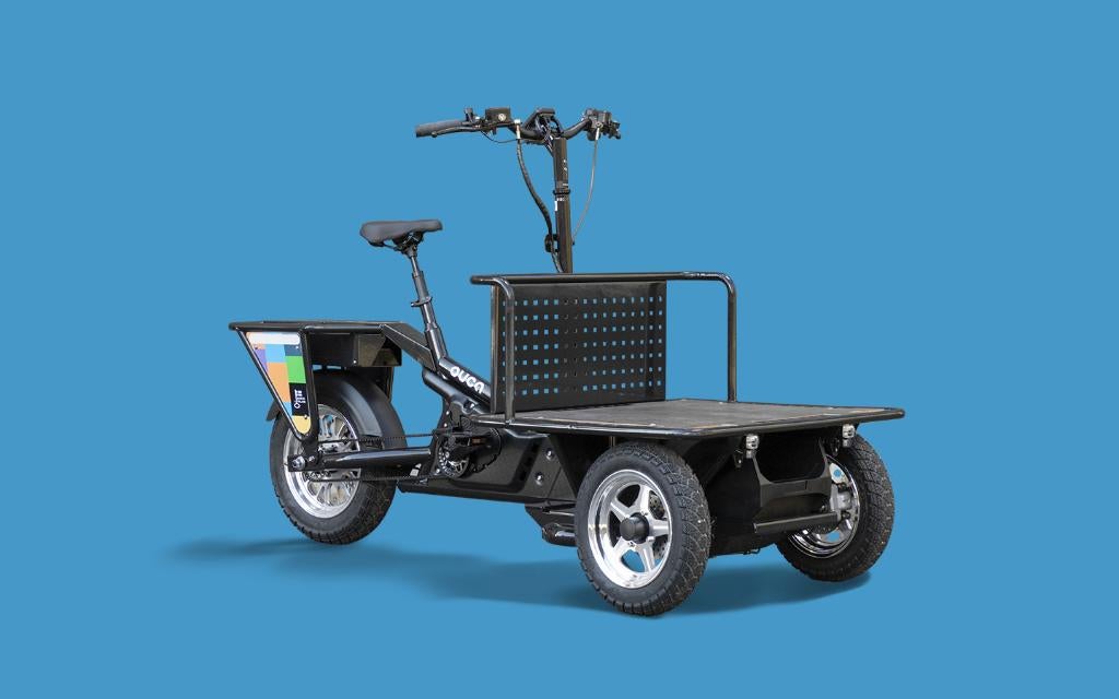 Stabiele driewielige bakfiets Ouca flatbed, Overige merken, Goederen, Ophalen of Verzenden, Ouca Bikes