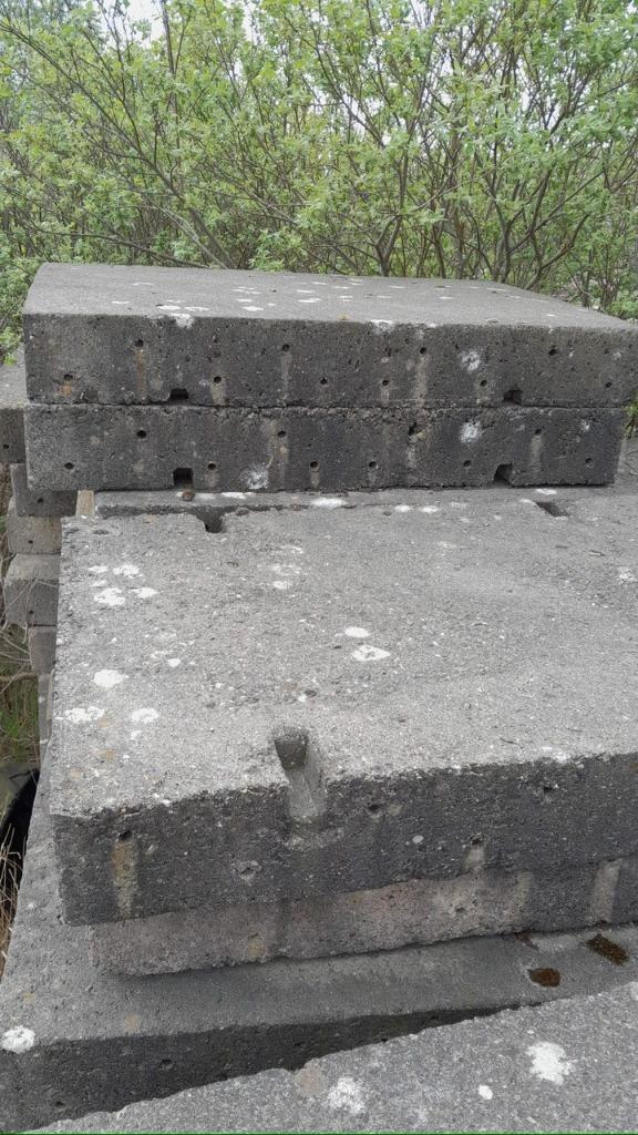 Betonplaten 150x100x20cm., Doe-het-zelf en Verbouw, Ophalen, Gebruikt