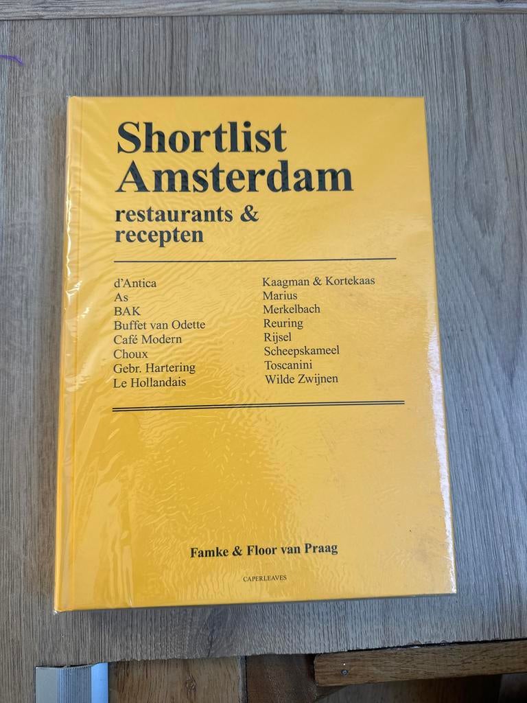 Floor van Praag - Shortlist Amsterdam, Boeken, Kookboeken, Ophalen of Verzenden, Zo goed als nieuw, Floor van Praag; Famke van Praag