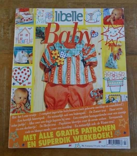 Libelle baby nummer 3/1994 babykleertjes breien en naaien, Hobby en Vrije tijd, Kledingpatronen, Verzenden, Zo goed als nieuw