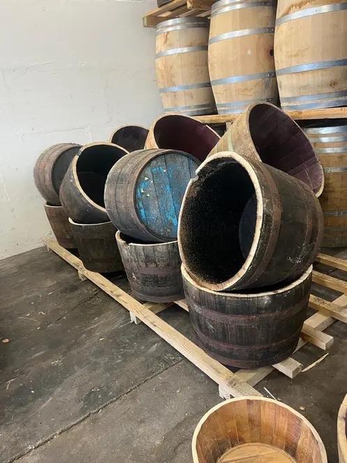 Wijnvaten, 150 liter of meer, Ophalen of Verzenden, Gebruikt, Hout