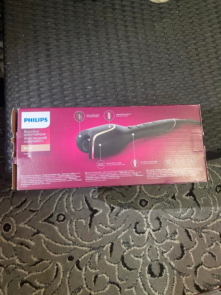 Philips StyleCare Auto Curler BHB876/00, Ophalen of Verzenden, Zo goed als nieuw, Haarverzorging