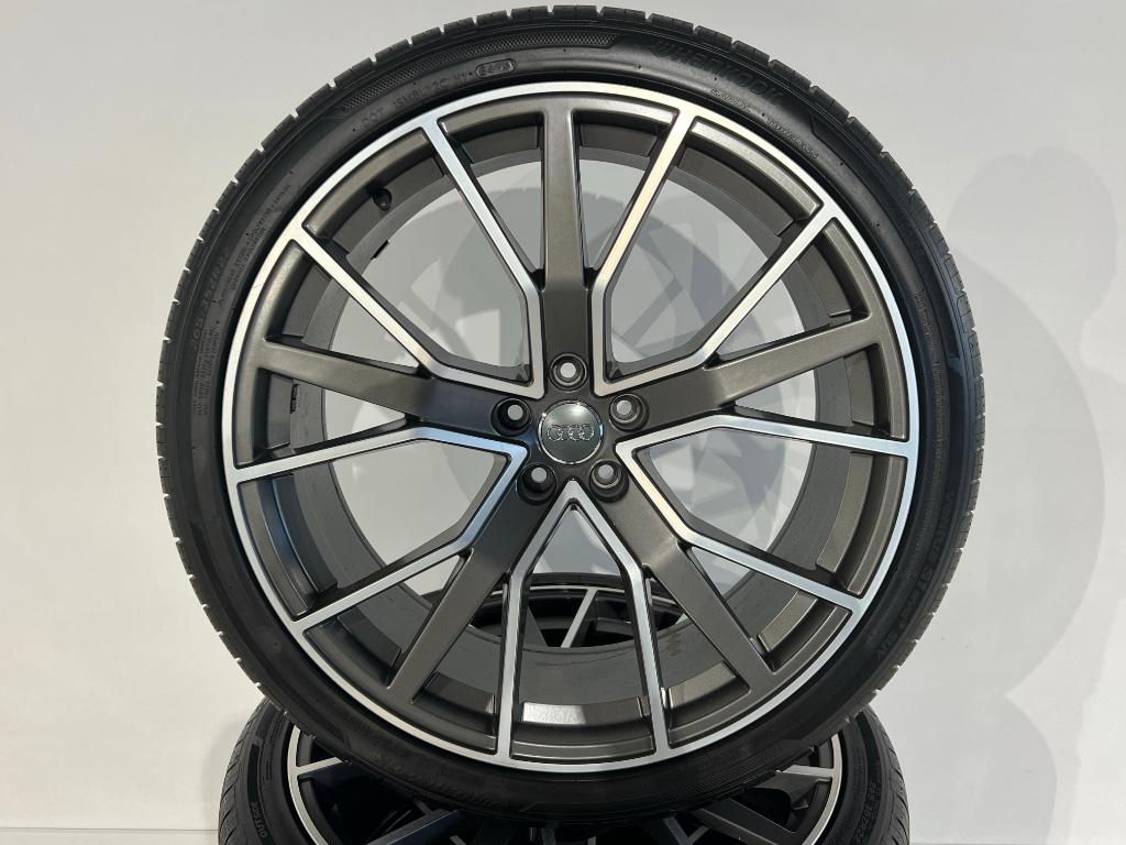 Audi performance wielset 22 inch nieuwe Hankook zomerbanden, Auto-onderdelen, Banden en Velgen, Ophalen, Velg(en), 265 mm, Nieuw