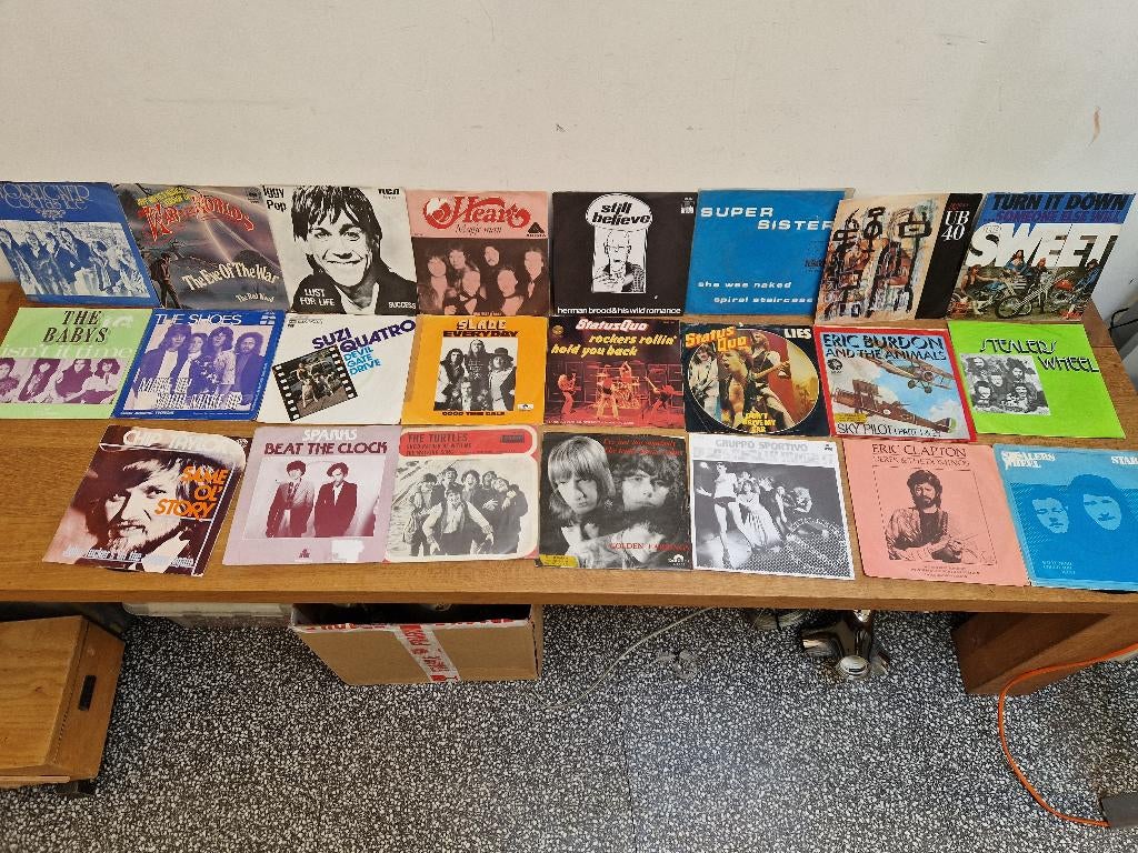 Singles vinyl - 23 stuks - jaren '60 - '70, Cd's en Dvd's, Vinyl Singles, Gebruikt, Single, Pop, Ophalen of Verzenden