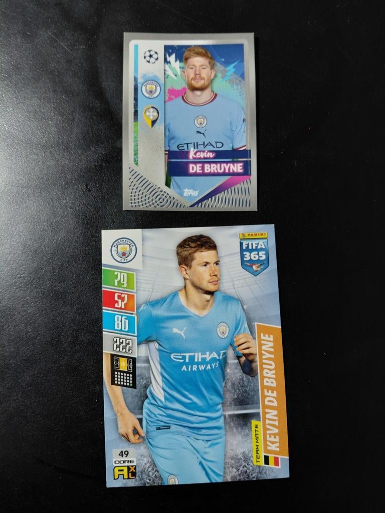 Kevin de bruyne (man city) topps/panini, Ophalen of Verzenden, Nieuw, Buitenlandse clubs, Poster, Plaatje of Sticker