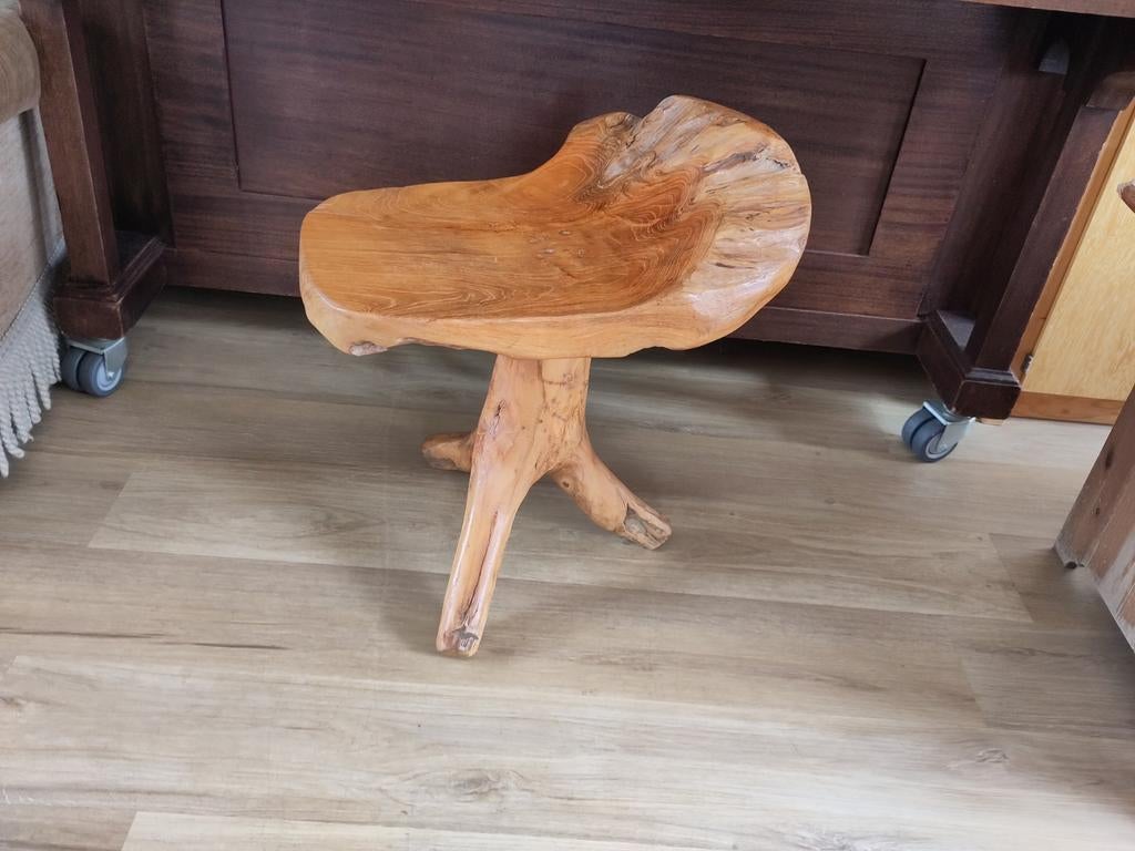 Tafeltje, Ophalen of Verzenden, Rond, Minder dan 55 cm