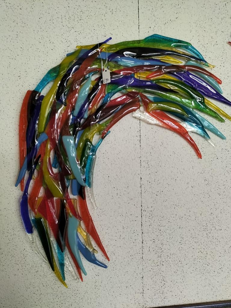 Glasfusing Kunstwerk - 45 x 44 cm, Ophalen