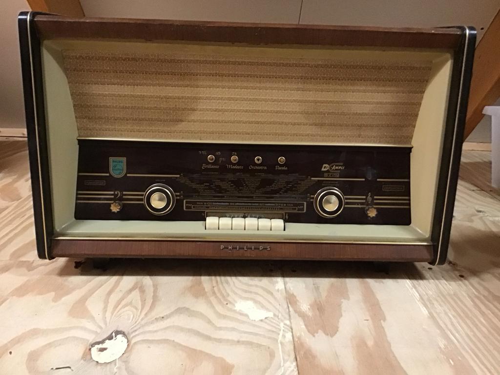 Oude Philips Radio - Klassieker!, Ophalen, Gebruikt, Radio