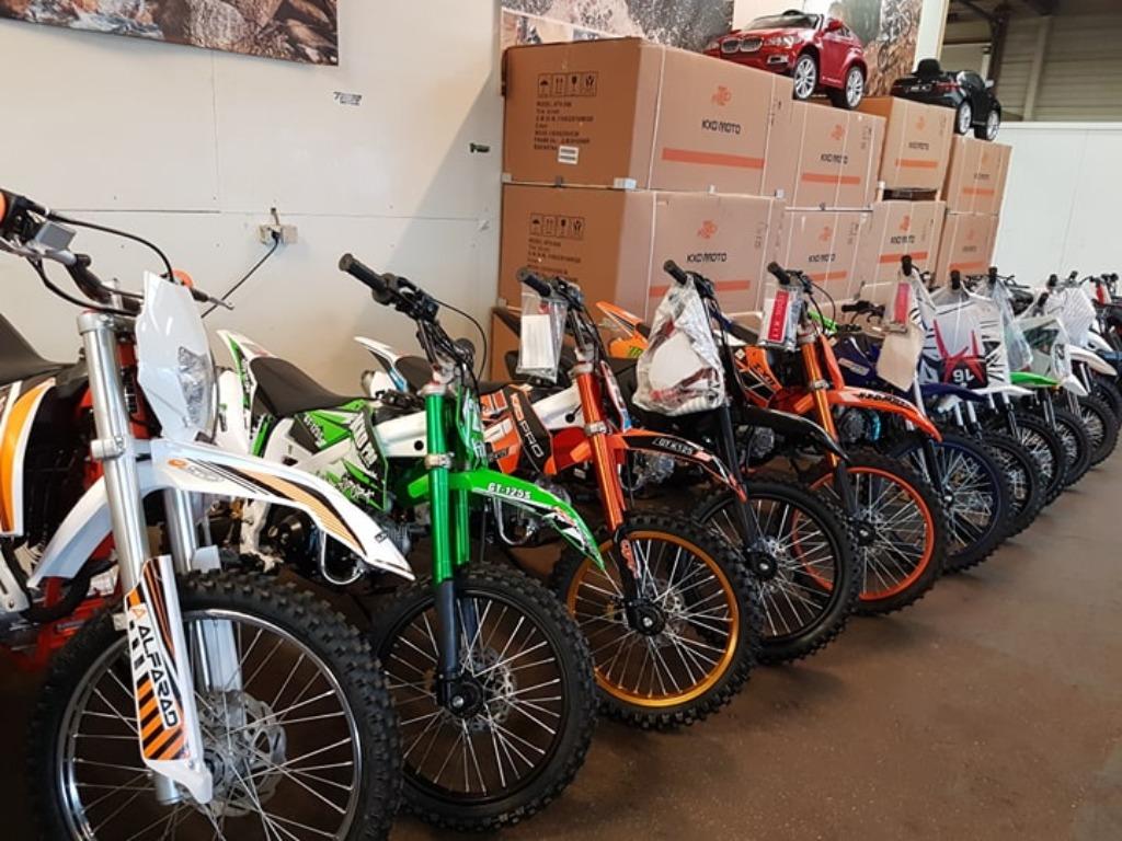 KXD PRO CROSS DIRTBIKE PITBIKE KINDERQUAD ELEKTRO BENZINE, Ophalen, Kxd, Nieuw, 49 cc