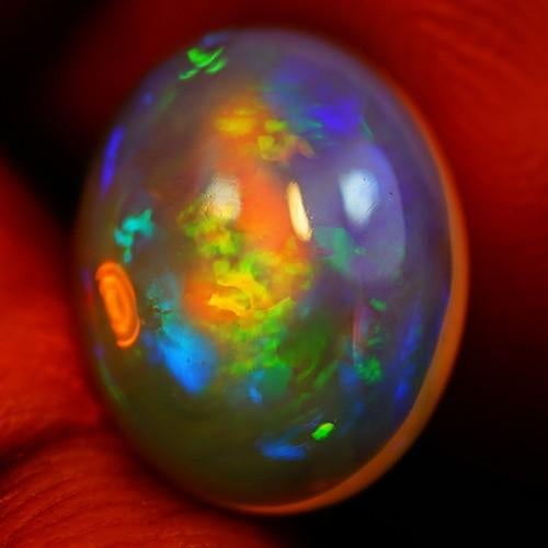 Ethiopische Opaal 3.51 ct - Cabochon Ovaal, Sieraden, Tassen en Uiterlijk, Edelstenen, Verzenden, Nieuw