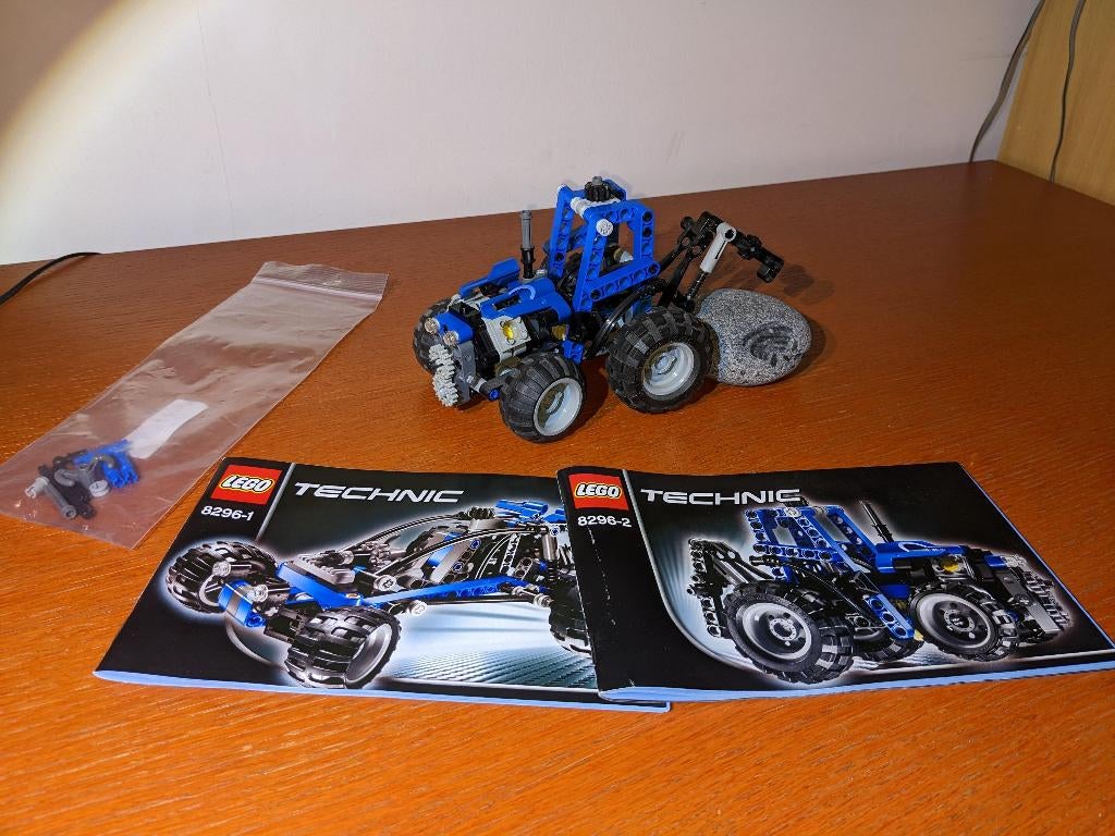 LEGO Technic 8296 - Tractor en Strand Buggy, Ophalen of Verzenden, Zo goed als nieuw, Complete set, Lego