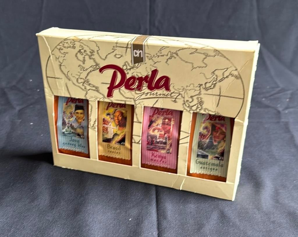 Perla Koffie Proefverpakking Jaren '90, Ophalen of Verzenden, Zo goed als nieuw, Verpakking