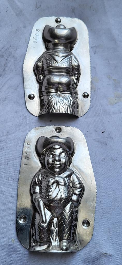Oude chocoladevorm: COWBOY, Antiek en Kunst, Ophalen of Verzenden