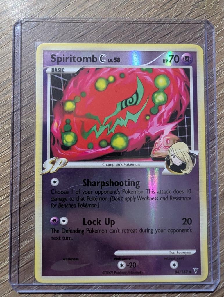 Spiritomb C uit Supreme Victors 84/147 Reversed Foil, Ophalen of Verzenden, Zo goed als nieuw, Losse kaart, Foil
