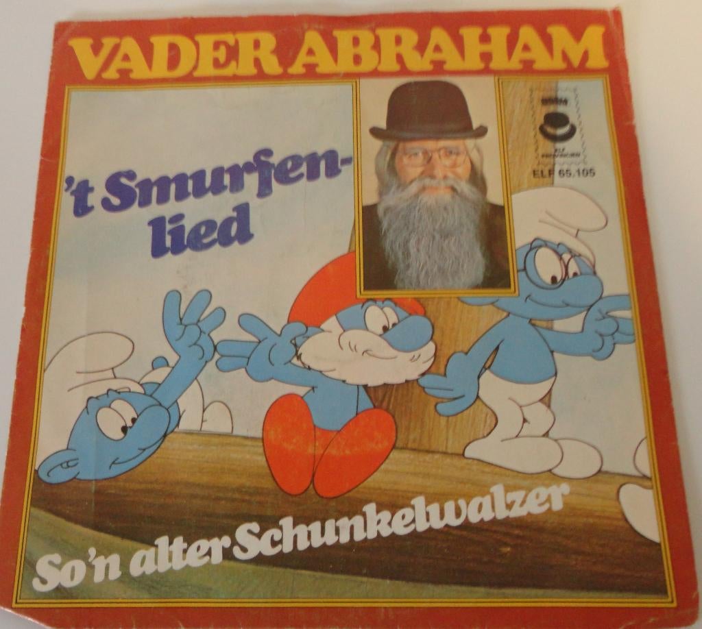 Vader Abraham > 't smurfenlied, Cd's en Dvd's, Vinyl Singles, Gebruikt, 7 inch, Single, Ophalen of Verzenden