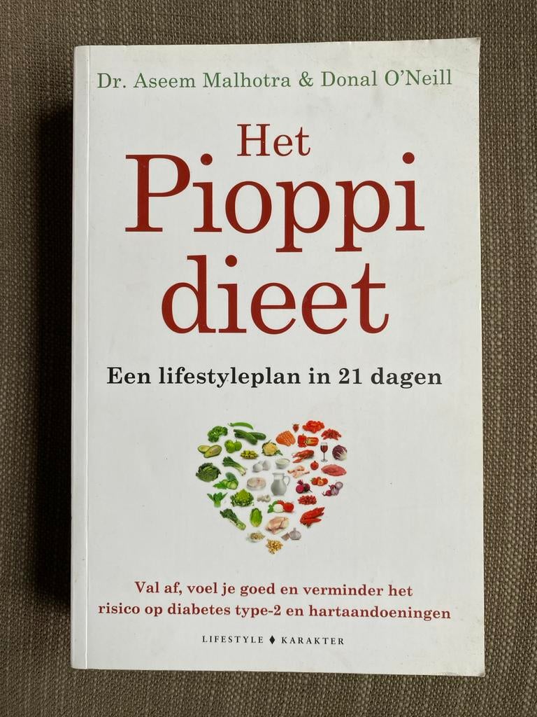 Het Pioppi Dieet - Aseem Malhotra & Donal O'Neill, Boeken, Gezondheid, Dieet en Voeding, Ophalen of Verzenden, Gelezen, Dieet en Voeding