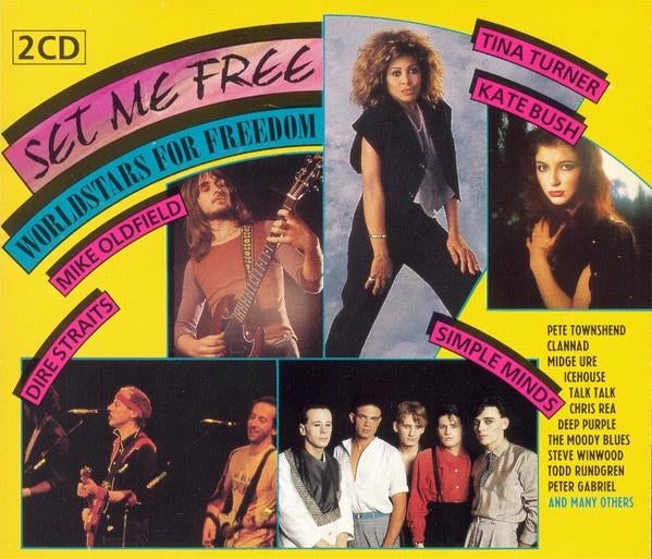Set Me Free Worldstars For Freedom 2 CD, Ophalen of Verzenden, Zo goed als nieuw, Pop