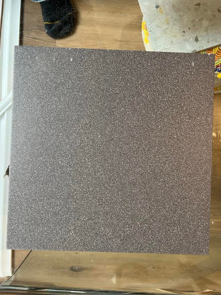 30x30 Antraciet keramische tegel, Keramiek, Nieuw, Ophalen of Verzenden, 20 tot 40 cm