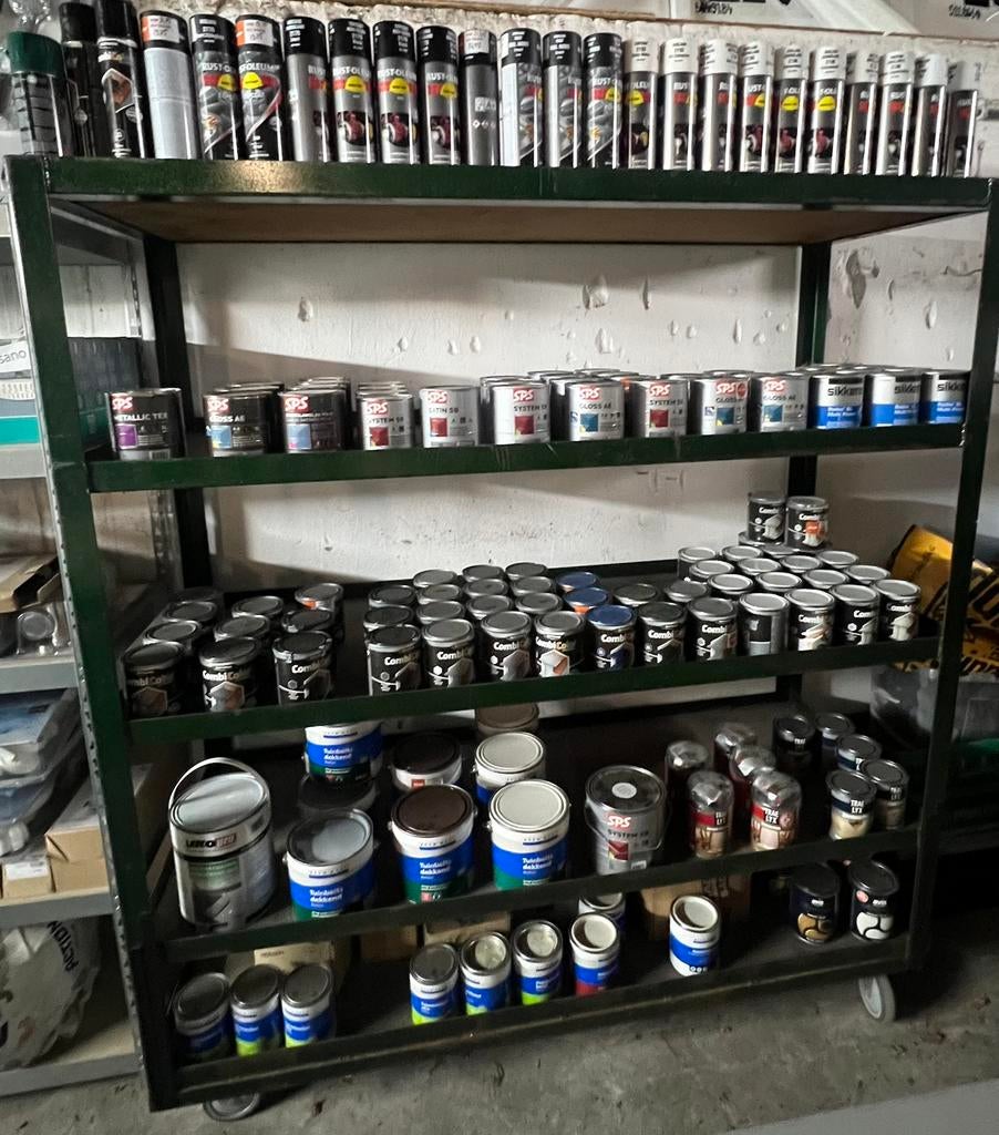 Verf lak Partij 150 stuks Sikkens sps rust-oleum zie foto’s, Ophalen, Nieuw