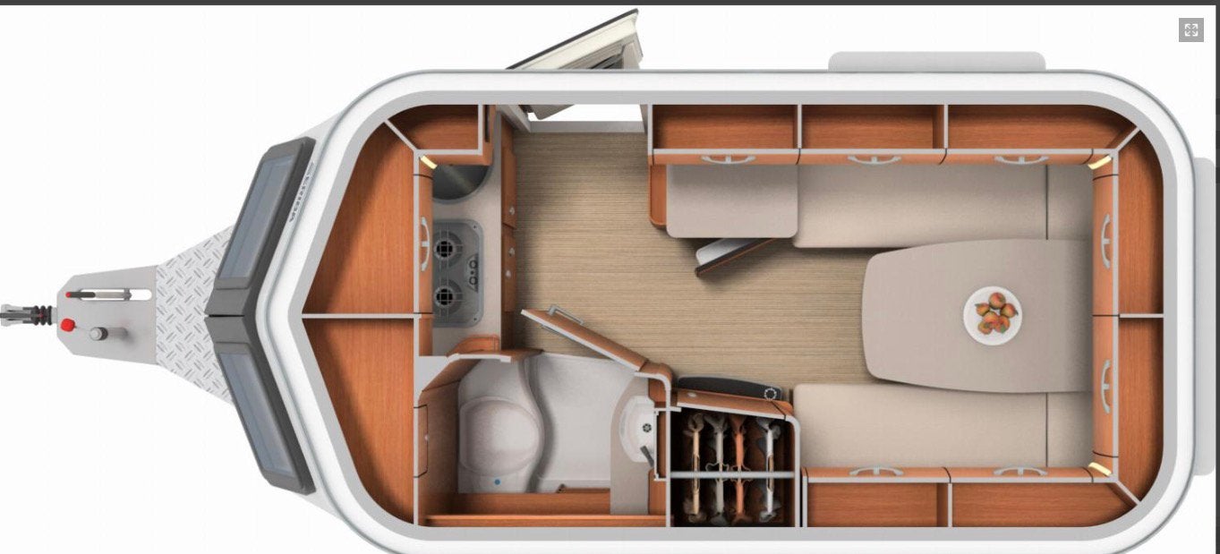 Eriba Touring Familia 320 (2015), Standaardzit, Tot en met 2, Particulier, 4 tot 5 meter